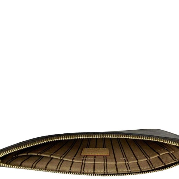 Louis Vuitton Neverfull Monogram Canvas Pochette Wristlet Brown - Picture 11 of 14